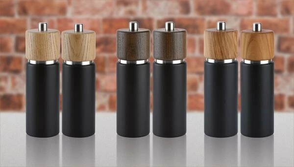 Zassenhaus Pfeffermühle Hannover Buche, Gusseisen-schwarz / Nussbaum – Bild 3