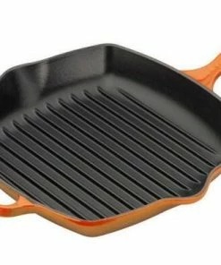 Le Creuset Grillpfanne Signature Quadratisch In Ofenrot