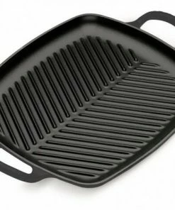 Le Creuset Grillplatte Signature Rechteckig Aus Gusseisen In Schwarz