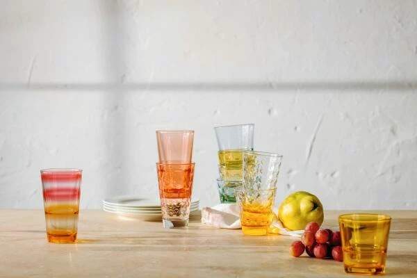 Leonardo Trinkglas OPTIC 300 Ml Rot, 6er-Set – Bild 2