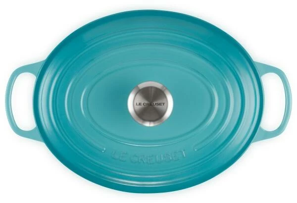 Le Creuset Bräter Signature Oval In Karibik 29 Cm / 4,7 L – Bild 4