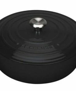 Le Creuset Gourmet-Bräter Signature In Schwarz