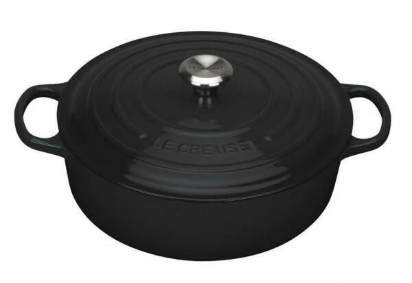 Le Creuset Gourmet-Bräter Signature In Schwarz