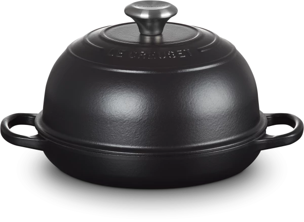 Le Creuset Brot Bräter Signature In Schwarz Matt – Bild 2