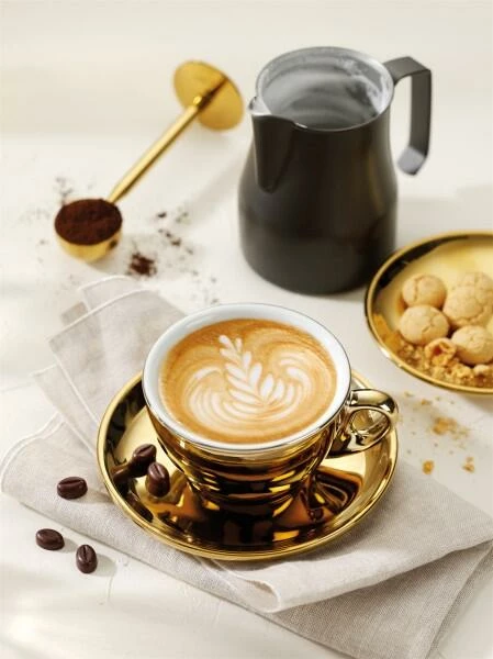 Cilio Cappuccinotasse Roma In Gold – Bild 3