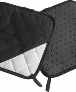 Lurch Topflappen In Schwarz, Paar