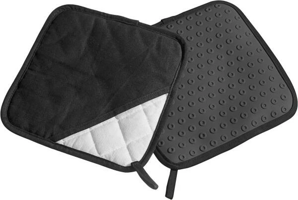 Lurch Topflappen In Schwarz, Paar