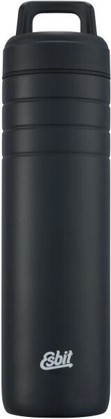 Esbit MAJORIS Edelstahl Weithals Isolierflasche "Daypack", 700ML, Schwarz