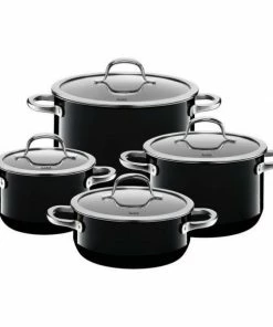 Silit Kochtopfset Passion Black, 4-teilig