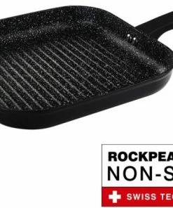 Zyliss Geschmiedete Aluminium Grillpfanne, Antihaftbeschichtung, 26 Cm