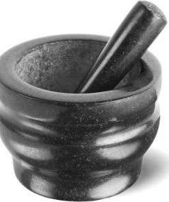 Cole & Mason Stößel Und Mörser Aus Granit, Schwarz, 18 Cm
