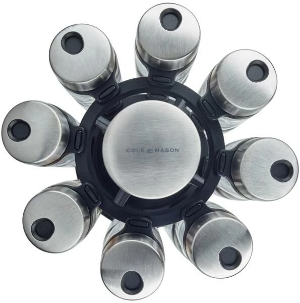 Cole & Mason Cambridge Gewürzkarussell, 16 Gläser – Bild 5