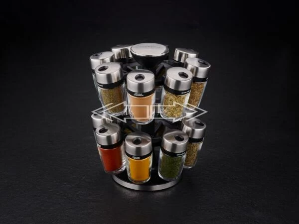 Cole & Mason Cambridge Gewürzkarussell, 16 Gläser – Bild 12