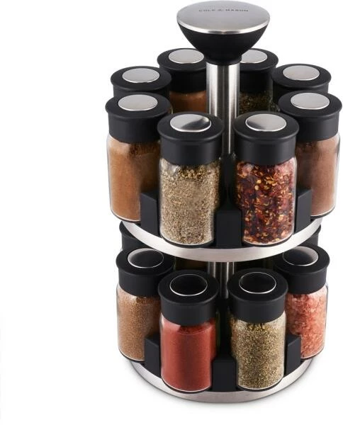 Cole & Mason Cambridge Gewürzkarussell, 16 Gläser – Bild 4