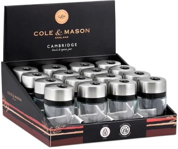 Cole & Mason Cambridge Gewürzkarussell, 16 Gläser – Bild 18