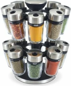 Cole & Mason Cambridge Gewürzkarussell, 16 Gläser