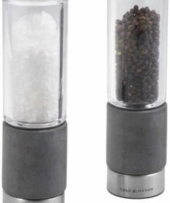Cole & Mason Regent Concrete Salz- Und Pfeffermühle Geschenkset, 18 Cm