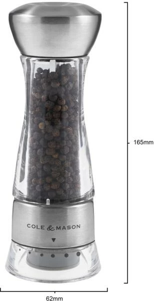 Cole & Mason Windermere Pfeffermühle, 16,5 Cm – Bild 2
