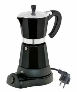 Cilio Espressokocher Classico Elektrisch In Schwarz