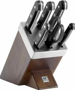 Zwilling Henckels Zwilling Selbstschärfender Messerblock Vier Sterne Aus Esche, 7-tlg.