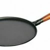 Staub Crepespfanne Aus Gusseisen Mit Holzgriff 28 Cm