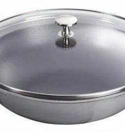 Staub Wok Aus Gusseisen In Graphitgrau, Klein