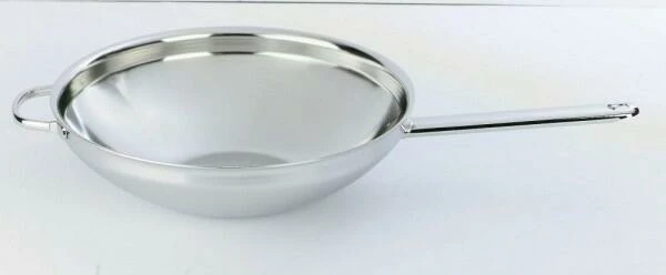 Demeyere Wok Mit Flachem Boden 32 Cm/ 5,5 Liter/ 9,5 Cm – Bild 2