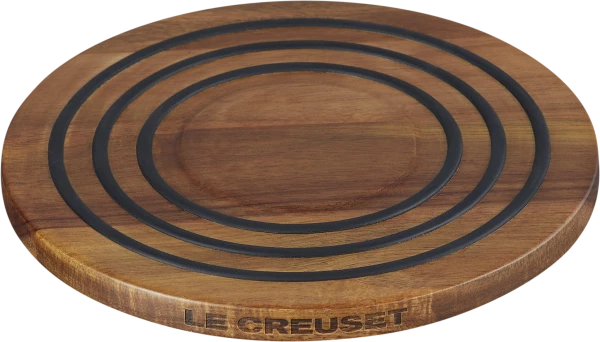 Le Creuset Holzuntersetzer Akazie, Magnetisch