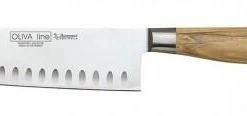 Burgvogel Messer Burgvogel Santokumesser Oliva Line Mit Kullenschliff