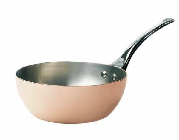 De Buyer Kupfersauteuse Konisch Prima Matera Für Induktion 24 Cm / 21,5 Cm / 8,2 Cm / 3,1 L