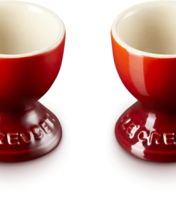 Le Creuset Eierbecher Im 2er-Set Mit Standfuß In Kirschrot