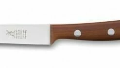 Windmühlenmesser Universal-Küchenmesser K 1 In Walnuss Mit Messingnieten (rostfrei)