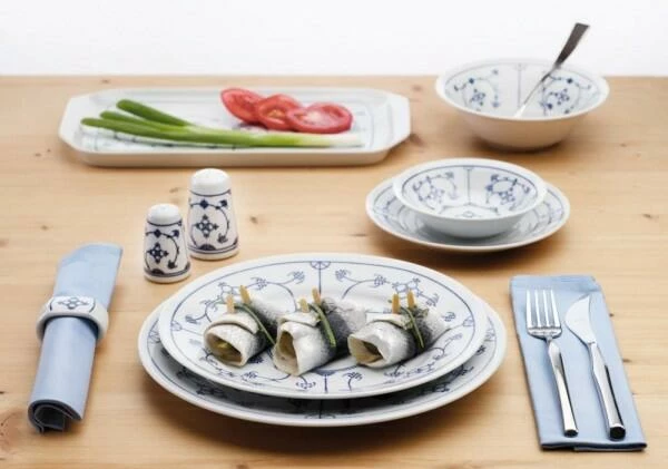 Kahla Tradition Butterdose, Eckig In Blau Saks – Bild 4