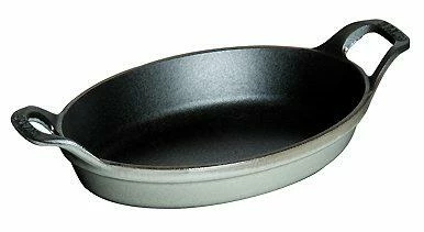 Staub Mini Auflaufform Oval Aus Gusseisen In Graphitgrau