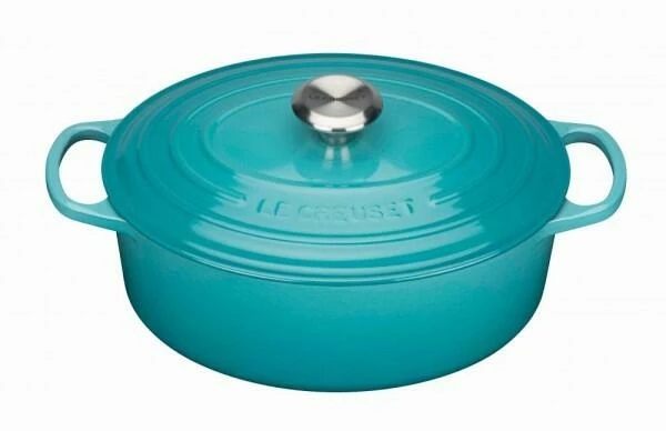Le Creuset Bräter Signature Oval In Karibik 31 Cm / 6,3 L