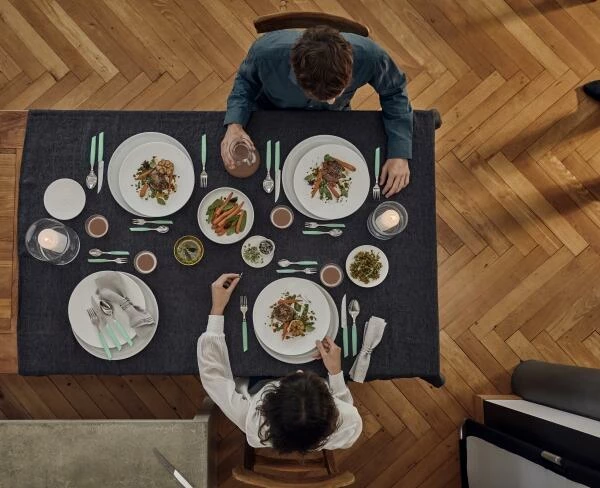 Victorinox Swiss Modern Besteck-Set Mit Steakmessern, 12-teilig, Minzgrün – Bild 4