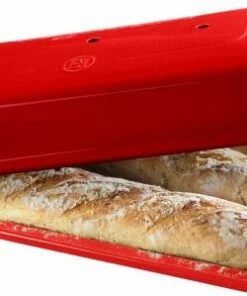 Emile Henry Baguette-Backform In Grand Cru