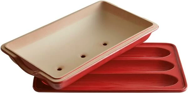 Emile Henry Baguette-Backform In Grand Cru – Bild 4