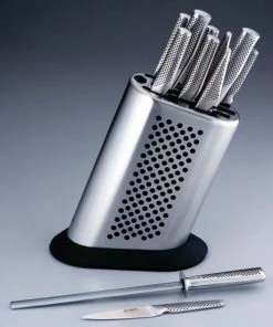Global Messerblock G-8311D Mit 10 Messern Und Punkten