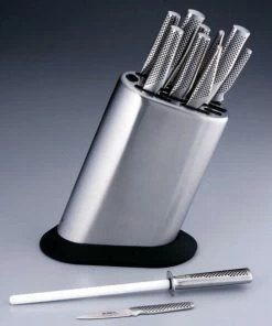 Global Messerblock G-8311P Mit 10 Messern