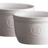 Emile Henry Töpfchen Nr. 9 In Farine, 2er Set