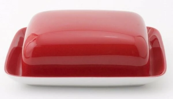Kahla Pronto Butterdose, Eckig In Rot