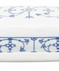 Kahla Tradition Butterdose, Eckig In Blau Saks