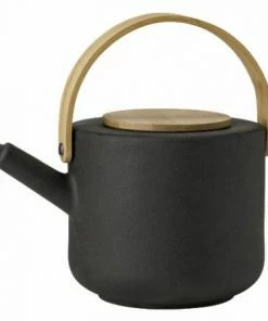 Stelton Teekanne Theo In Schwarz, 1,25 Liter