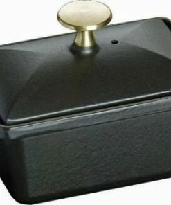 Staub Terrine Klein Aus Gusseisen In Schwarz