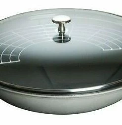 Staub Wok Aus Gusseisen Graphitgrau