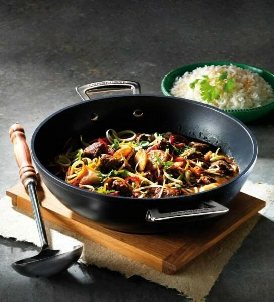 Le Creuset Aluminium-Wok, 32 Cm – Bild 6