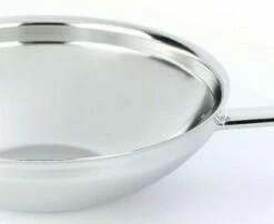 Demeyere Wok Mit Flachem Boden/ Gegengriff 36 Cm/ 8,5 Liter/ 12 Cm