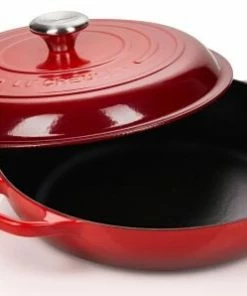 Le Creuset Gourmet-Profitopf Signature In Kirschrot (schwarze Innen-Emaille)