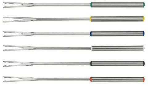 Spring Fleisch-Fonduegabeln Fun, 6 Stück